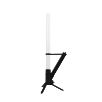 Chauffage extérieur à granulés en acier inoxydable, design anti-rouille, verre borosilicate moderne de style européen, puissance 4KW, mobilier d'extérieur en métal et bois