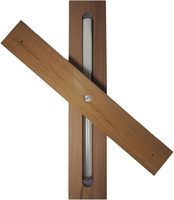 Waktu pasir Sauna putar pemasangan dinding Cedar Deluxe 15 menit pasir pilih warna-warni