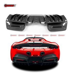 Dernier modèle OEM, style carbone sec, pièces automobiles, diffuseur arrière pour Ferrari SF90 - Product Image 4