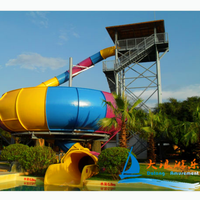 Dalang Marke Aquaplay-Ausrüstung Vergnügungsrutschen Indoor-Spielplatz Vergnügungspark Wasserspiele Fiberglas-Wasserrutsche für Hotels