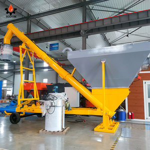 מעמיס בורגי נייד בעל יעילות גבוהה וללא אבק |   מכונת טעינה למשאיות של אבקת אפר פחם ואבקת צמנט - Product Image 1