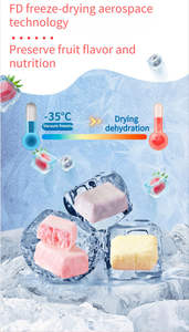 100% ก้อนโยเกิร์ตอบแห้ง3รสชาติขนมธรรมชาติสำหรับเด็กก้อนโยเกิร์ตแช่แข็ง - Product Image 5