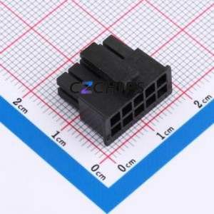 BX-MX3.0-2-5P-GJK Housing (Wire-to-Board / Wire-to-Wire) P=3mm Connector 2x5P 3mm Micro-Fit (MX 3.0) 3mm - Product Image 1