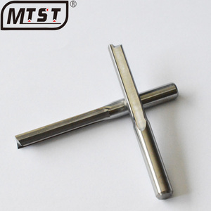 Fresa de ranura recta de doble filo de 8mm, cortador recto de corte de carpintería, brocas de enrutador de máquina de grabado CNC - Product Image 1