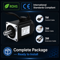 Kit de moteur servo AC 200W 220V avec encodeur magnétique 17 bits haute précision, fonctionnant à 3000 tr/min pour un contrôle précis du mouvement