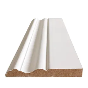 Wholesale Price Wood Trim Connection MDF Baseboard Moulding