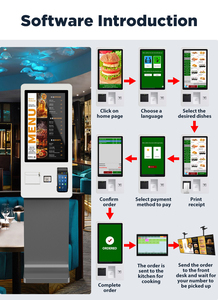 Nhà Hàng <span class=keywords><strong>kiosk</strong></span> POS đứng thực phẩm đặt hàng tự dịch vụ thanh toán <span class=keywords><strong>kiosk</strong></span> hệ thống tùy chọn màn hình cảm ứng thiết bị đầu cuối <span class=keywords><strong>kiosk</strong></span> - Product Image 4