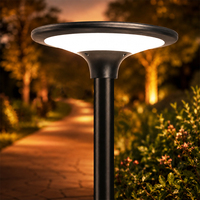 Lampe solaire LED extérieure grand format, douce et confortable, pour poteau, jardin et zone commerciale hors réseau