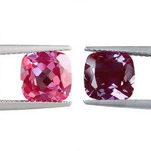 Gema de Alejandrita de Laboratorio de Alta Calidad, Corte Esmeralda Ovalado, Forma de Pera, Corte Cojín, Tratada Térmicamente con Cambio de Color para Joyería - Product Image 2