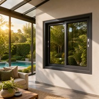 Ventana Corredera Insonorizada HUACAI, Ventana de Aluminio con Doble Acristalamiento y Reducción de Ruido para Dormitorio y Sala de Estar