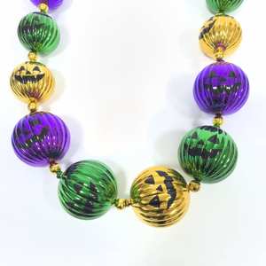 Collier de <span class=keywords><strong>carnaval</strong></span> de 44 pouces |   Perles géantes en plastique durable, idéales pour les carnavals, Halloween, les festivals et la décoration de défilés - Product Image 4