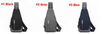 Bolso Bandolera BEARKY para Hombre, Anti-Robo, Color Puro, Lona Ligera y Resistente, Estilo Ejecutivo y Moderno