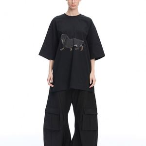 Women's Custom Oversized Drop Shoulder Sweatshirt 100% Cotton Crew Neck Pullover Printed Long Sleeve <b>Top</b> Autumn/Spring/<b>Winter</b> - Product Image 4