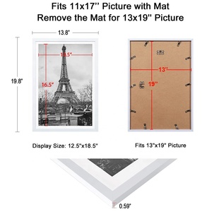 Cadre photo décoratif en bois pour la famille, nouveau modèle de 2023 pour l'école, pas cher, cadre photo mural en bois, Offre Spéciale - Product Image 3