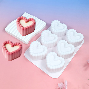 แม่พิมพ์ซิลิโคนรูปหัวใจ 6 ช่อง สำหรับ<span class=keywords><strong>ทำ</strong></span>มูส <span class=keywords><strong>เค้ก</strong></span> ช็อกโกแลต ลูกอม อุปกรณ์อบขนม ไม่ติดกระทะ สำหรับ<span class=keywords><strong>ทำ</strong></span>ขนมหวานระดับมืออาชีพ - Product Image 6