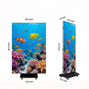 Écran LED pliable P1.86, écran pliable à trois volets, panneau publicitaire intérieur pour centre commercial - Product Image 2