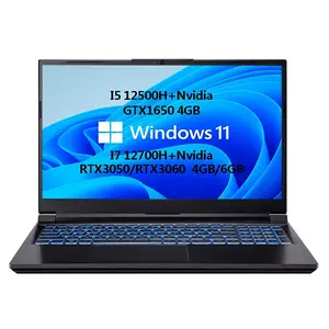 노트북 게임 N-vidia GTX1650 4GB RGB backlightkeyboard 15.6 "풀 hd 코어 i5 12500H 12gen 게임용 노트북 컴퓨터