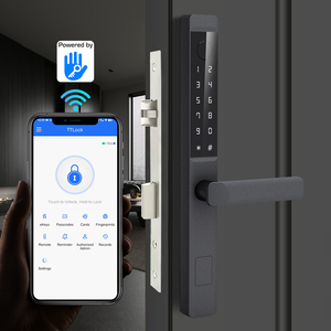 New Design Waterproof Stainless Steel Sliding Gate Digital Fingerprint Aluminum <b>Smart</b> Door <b>Lock</b> Aluminum <b>Smart</b> Door Lo - Product Image 2