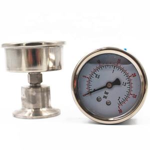 Digital 0-30 Psi Medidor de Pressão Tanque de Aço Inoxidável para Cerveja e Vinho 2.5 polegada 3 polegada Tela Face 1.5 polegada Tri-Clamp Fitting - Product Image 1