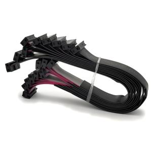 Ul2651 28AWG PVC 26cm <span class=keywords><strong>IDC</strong></span> 16pin <span class=keywords><strong>Flat</strong></span> Ribbon <span class=keywords><strong>Cable</strong></span> đóng hộp-Đồng cho nội bộ hệ thống dây điện của thiết bị điện tử cho xe ô tô - Product Image 3