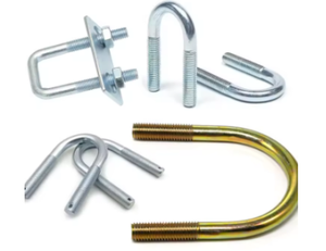 Soporte de Cable con Perno en U Antioxidante, Tornillo y Perno en U - Fijación Galvanizada de Aleación de Titanio y Zinc para Equipos Industriales - Product Image 2