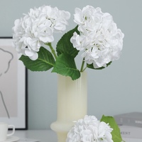 Bouquet de fleurs artificielles en soie d'hortensia de haute qualité, fait main, toucher réel, style moderne, pour mariage, anniversaire, décoration intérieure, photographie