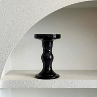 Porte-bougie en verre avec boule de pierre de lave, diffuseur d'huiles essentielles, aromathérapie, sphère de roche volcanique, purificateur d'air