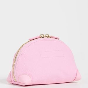 Custom Baby for Neoprene Reinforced <b>Corners</b> Zip Closure Large Portable Premium Makeup Bag Shell Shape Pouch for Women Curved - Product Image 2