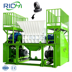 Richi lốp gỗ Shredder cho xe tải otr toàn bộ lốp cao su tái chế Shredder máy - Product Image 1