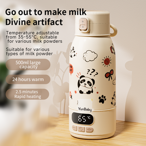 Gobelet à eau chaude électrique portable pour les sorties, 316, température constante, bouilloire pour lait pour bébé, charge sans fil, transfrontalier - Product Image 4