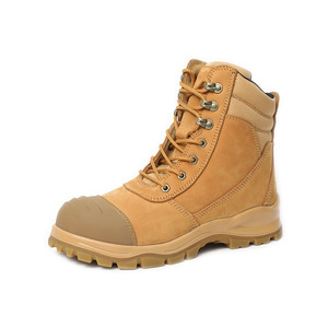 <span class=keywords><strong>Botas</strong></span> de seguridad con punta de acero, cuero nobuk, cremallera interior, suela de TPU - Product Image 3