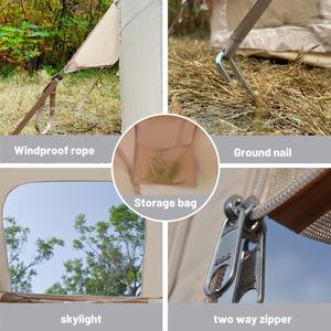 เต็นท์ตกปลาน้ำแข็งแบบเป่าลมสำหรับงานหนัก กันน้ำและกันลม พร้อมพื้นสำหรับผู้ประกอบการทัวร์ตกปลาเชิงพาณิชย์ - Product Image 5