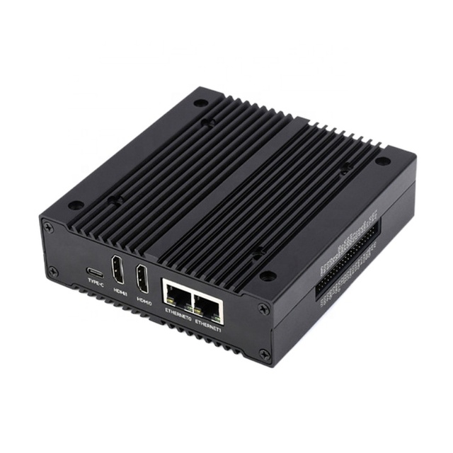 NAS Multi-functional Mini-Computer Designed for Raspberry Pi Compute Module 4 (NOT included), Network Storage, Dual Solid State