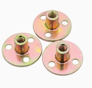 Écrous à bride LeGood M6 en acier zingué coloré, 3 trous - Product Image 6