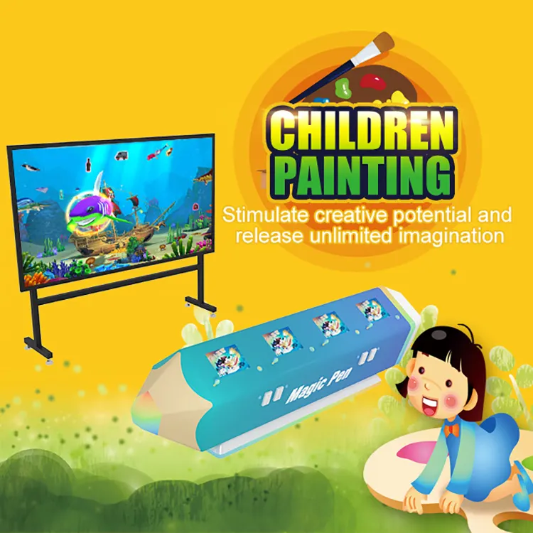 New Children Educational Theme Game Kids Projector Touch Games With Factory Price