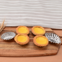 Moules à mini-gâteaux HDY Modèle 003 pour tartelettes aux œufs, résistants à la chaleur, pour la cuisson au four, vente en gros