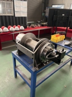Treuil hydraulique DX DJ15 de 15 tonnes à commande à distance, moteur Sauer Danfoss, câble en acier inoxydable, pour levage de grues - Vente directe usine