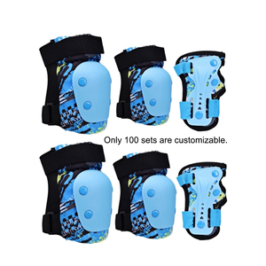 Protection complète épaisse OEM ODM pour patins <span class=keywords><strong>à</strong></span> roulettes, genouillères de sport, skateboard, gym, cyclisme, coudières réglables pour enfants - Product Image 1