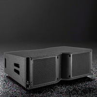 T208 kotak Speaker pasif dua sistem suara Audio, Speaker Array garis Audio profesional luar ruangan