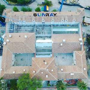 धूप बुद्धिमान रिमोट कंट्रोल स्काईलाइट स्लाइडिंग ओवरलैपिंग कैसमेंट विंडो सनरूम छत बेसमेंट ग्लास खिड़कियां - Product Image 4