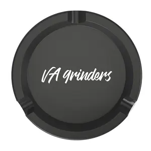 Vagrinders 3.54 "yuvarlak alüminyum küllük sigara taşınabilir küllük özel Logo açık havada ve kapalı kül tablası