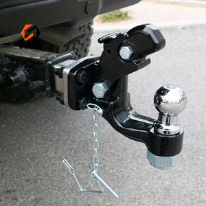 Tow Hitch bóng núi kéo kết hợp Tow móc cái trục móc 2 ''Trailer cái trục móc với Chrome bóng - Product Image 6