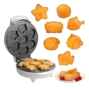 Electric different cakes star fish smile Monkey Waffle Maker Cooking Surface pop donuts omelette pancake sandwich Waffle maker
