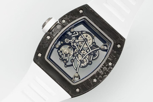 Nuevo Reloj de Lujo para Hombre con Diseño de Esqueleto de Alta Gama, Caja de Fibra de Carbono Negra y Correa de Goma, Reloj Mecánico - Product Image 2