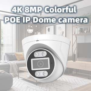 <span class=keywords><strong>Camera</strong></span> IP <span class=keywords><strong>Dome</strong></span> ngoài trời POE 4K 8MP HD màu sắc, âm thanh hai chiều, IR-CUT, H264/h265, tầm nhìn ban đêm, chống nước IP66, <span class=keywords><strong>camera</strong></span> CCTV - Product Image 2