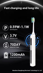 Brosse à dents électrique sonique à lévitation magnétique rechargeable, à poils souples, pour adultes, pour le nettoyage des dents, pour couple, directement de l'usine - Product Image 4