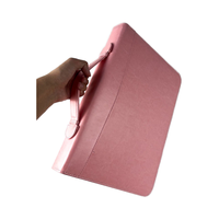 A4 multifuncional bolsa de documentos carpeta Notebook iPad titular ranura para tarjeta pluma caso presentación bolsillos PU carpeta maletín
