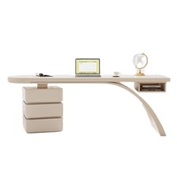 Lampe de bureau en bois massif Simple et moderne Style crème français Plaque de luxe Internet Populaire pour la maison Designer Bureau Chambre à coucher