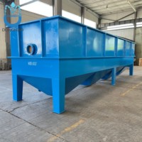 Clarificateur Lamella Compact à Faible Encombrement 100m³/H Personnalisé pour Usine, pour Eaux Usées Communales, avec Garantie 1 An au Chili