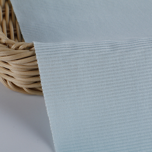 Shrink-suave resistente al 48s de warp spandex tela de costilla para La camiseta - Product Image 3